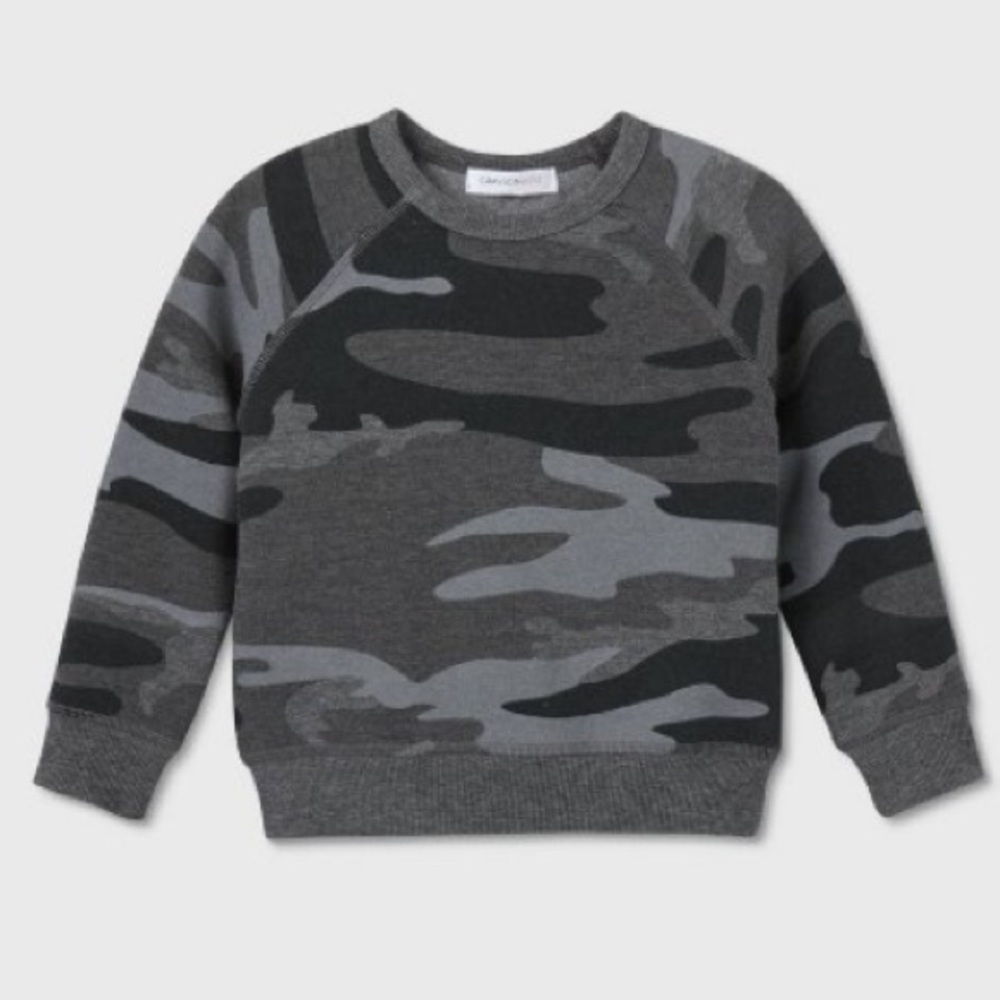Grey Camo Sweater